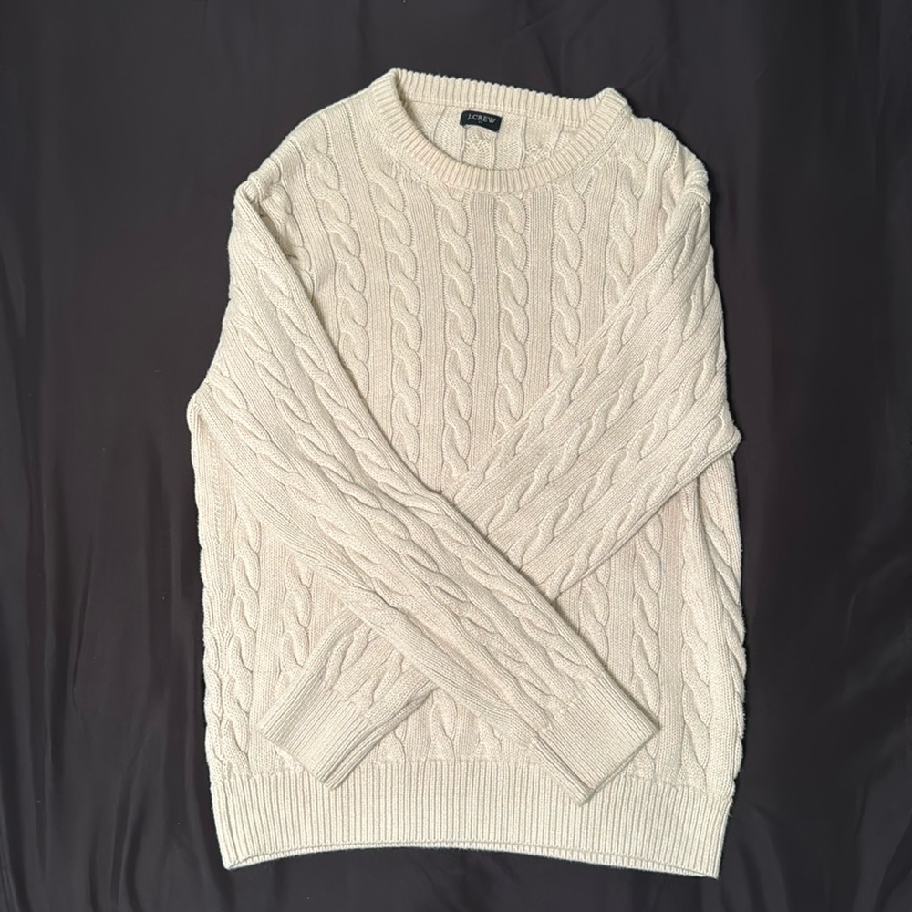 JCrew knitted Cable Sweater